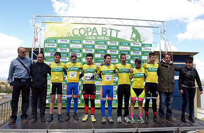 Líderes Copa Caja Rural BTT 2016 tras Cascante